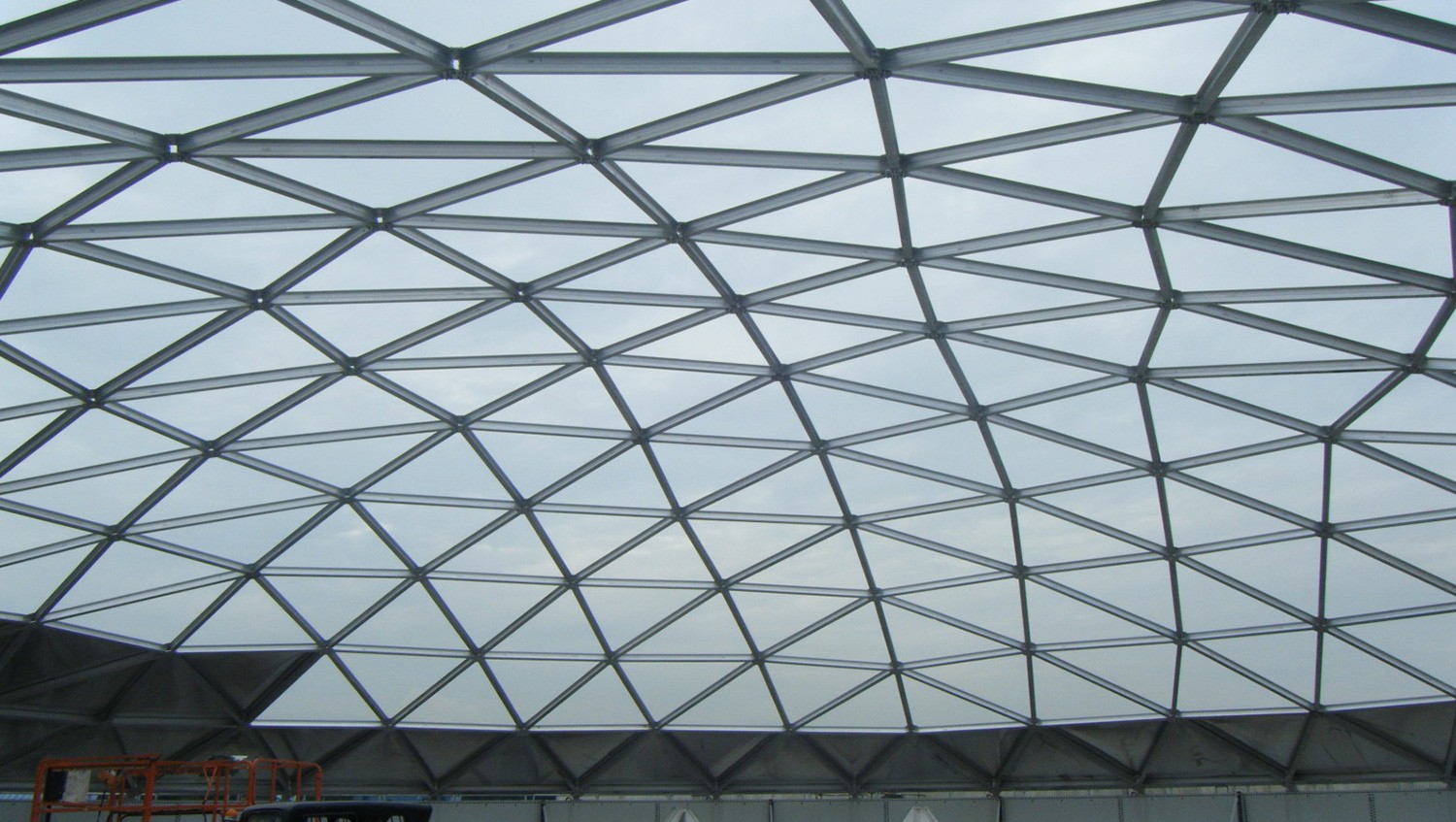 Ateco Aluminium Geodesic Dome Roof For Petroleum Storage Tanks at